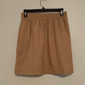 JCrew paper bag waist skirt